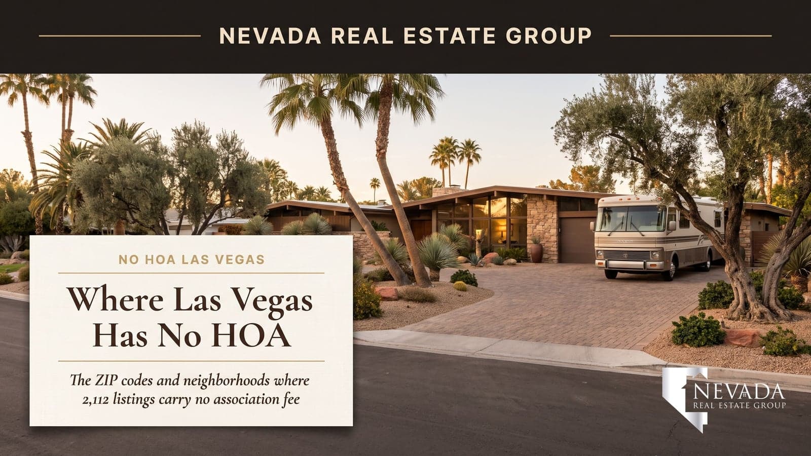 Which Las Vegas Neighborhoods Have No HOA? The 2026 ZIP-by-ZIP Map