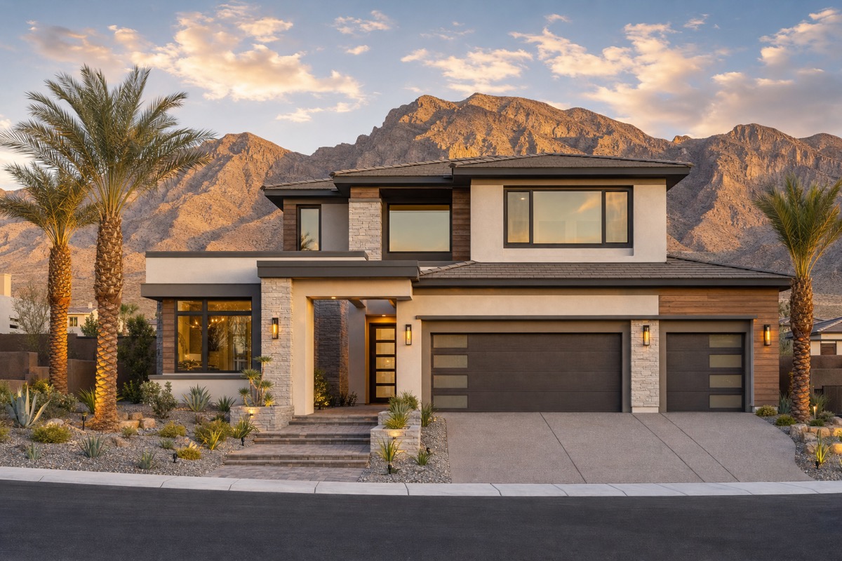 New-construction single-family homes in a northwest Las Vegas master-planned community, a builder-incentive-driven investment option