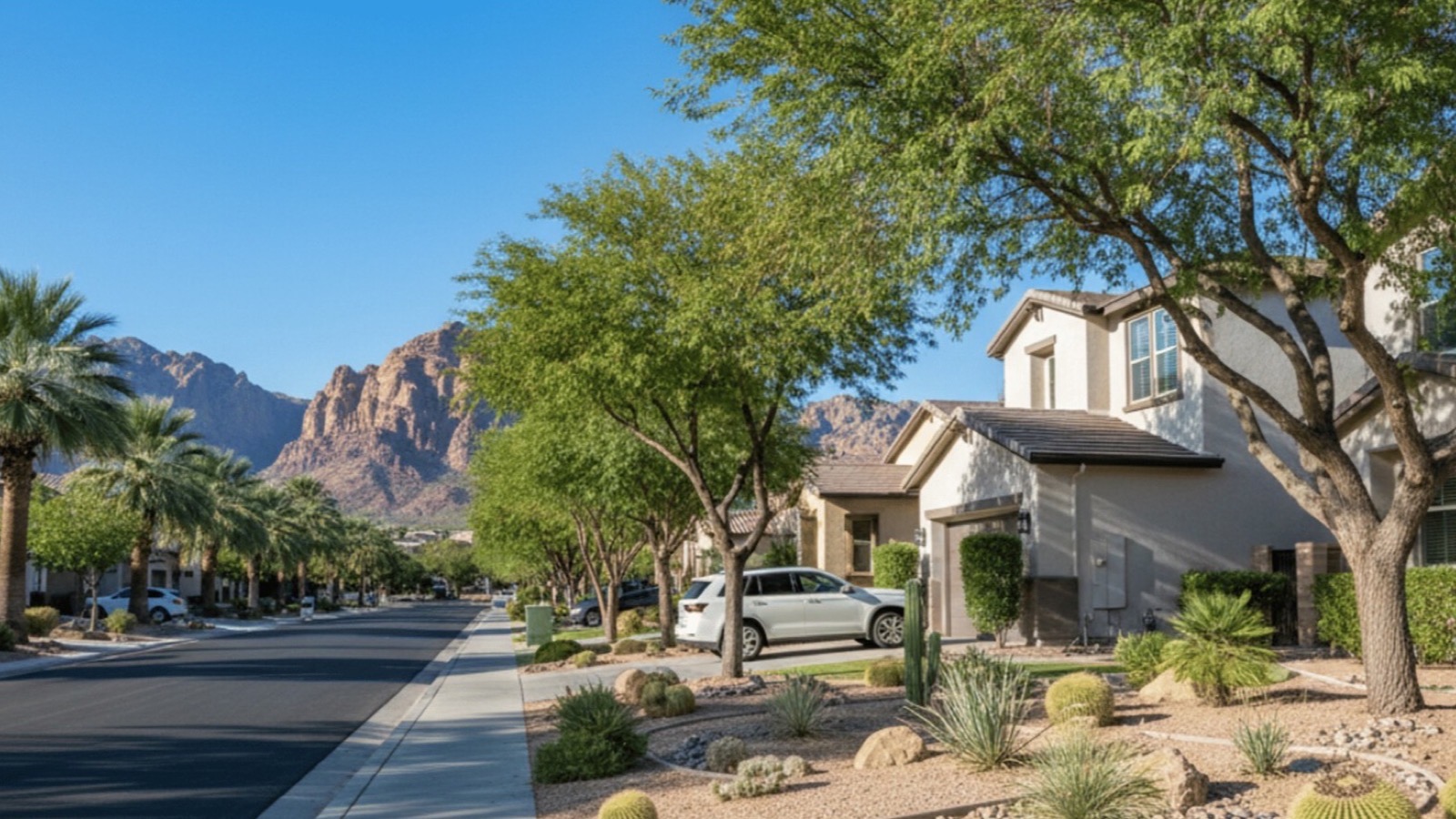 Summerlin Las Vegas master-planned community residential streets